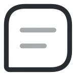 Message Text SVG Icon